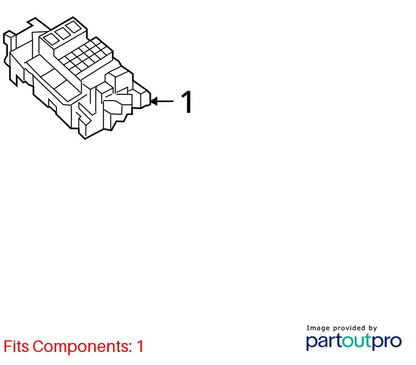2012-2015 VOLKSWAGEN PASSAT FRONT ENGINE FUSE RELAY JUNCTION MODULE 5C0-937-819L