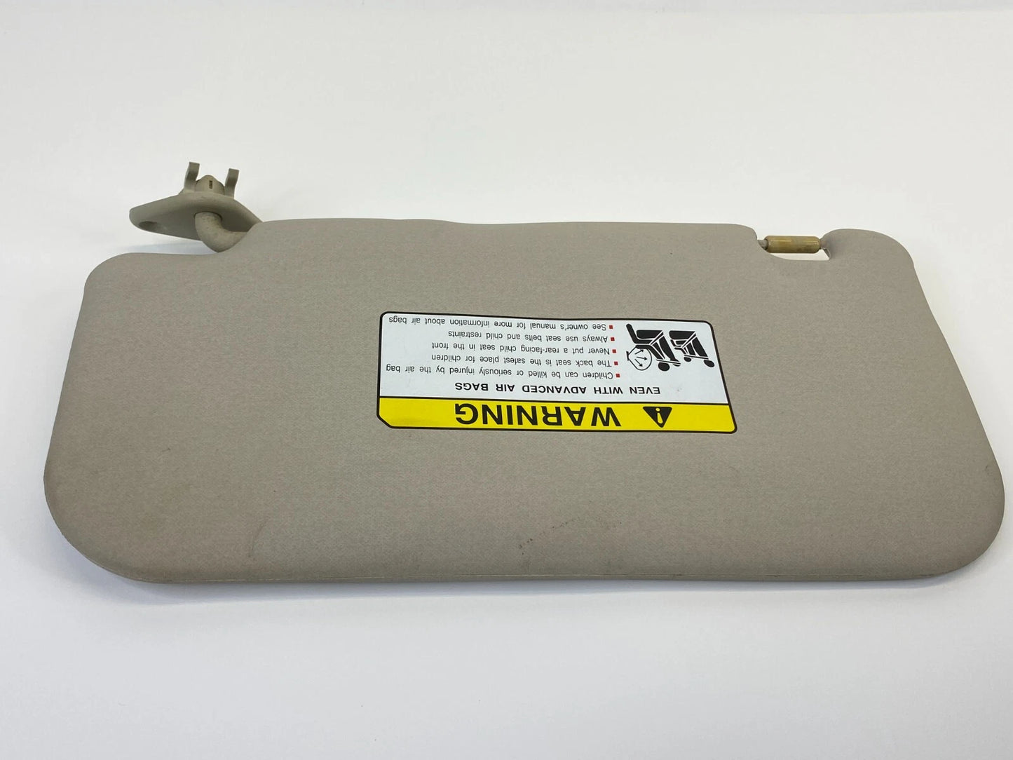 2008-2013 MITSUBISHI LANCER RIGHT PASSENGER SIDE SUNVISOR SUN VISOR SHADE RH TAN