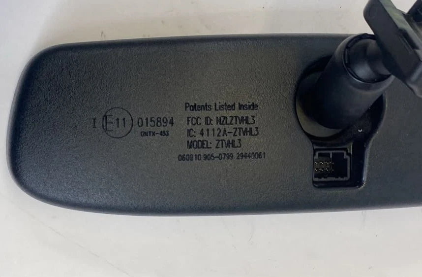 2009-2014 NISSAN MAXIMA REAR VIEW W/ MIRROR HOMELINK COMPASS AUTO DIM E11015894