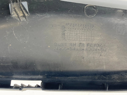 2006-2011 HONDA CIVIC SEDAN FRONT RIGHT FENDER UPPER TRIM GARNISH 74206SNA OEM