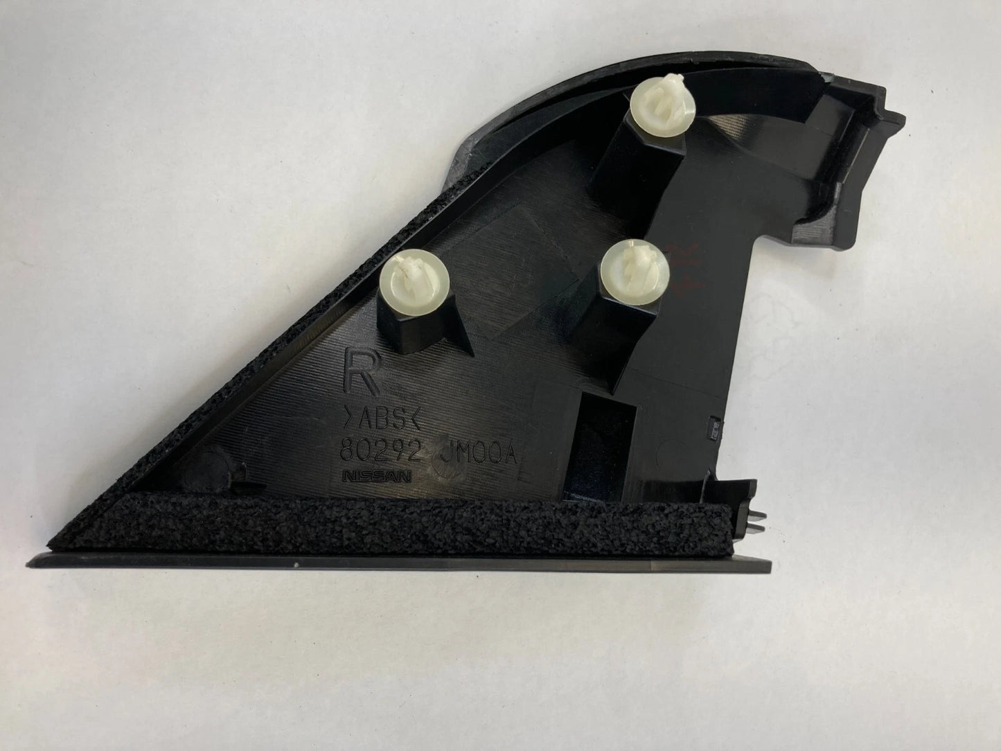 2008-2013 NISSAN ROGUE FRONT RIGHT INNER DOOR MIRROR COVER TRIM OEM 80292JM00A