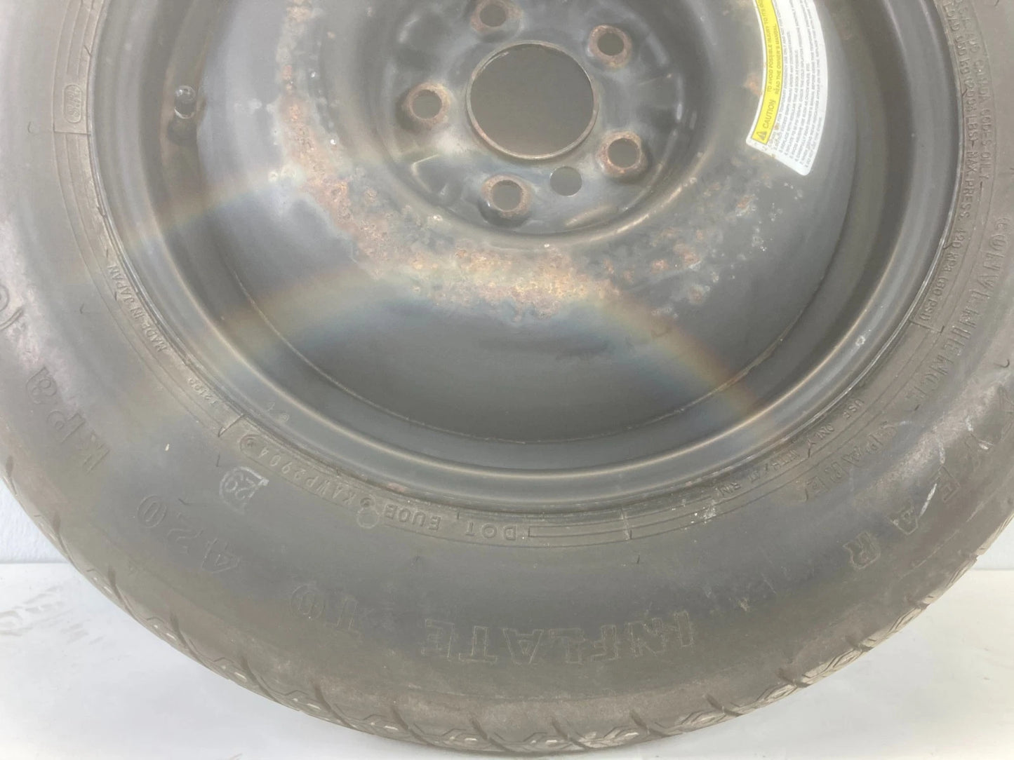 2003-2007 INFINITI G35 EMERGENCY SPARE TIRE RIM WHEEL DONUT T145/90D16 106M OEM