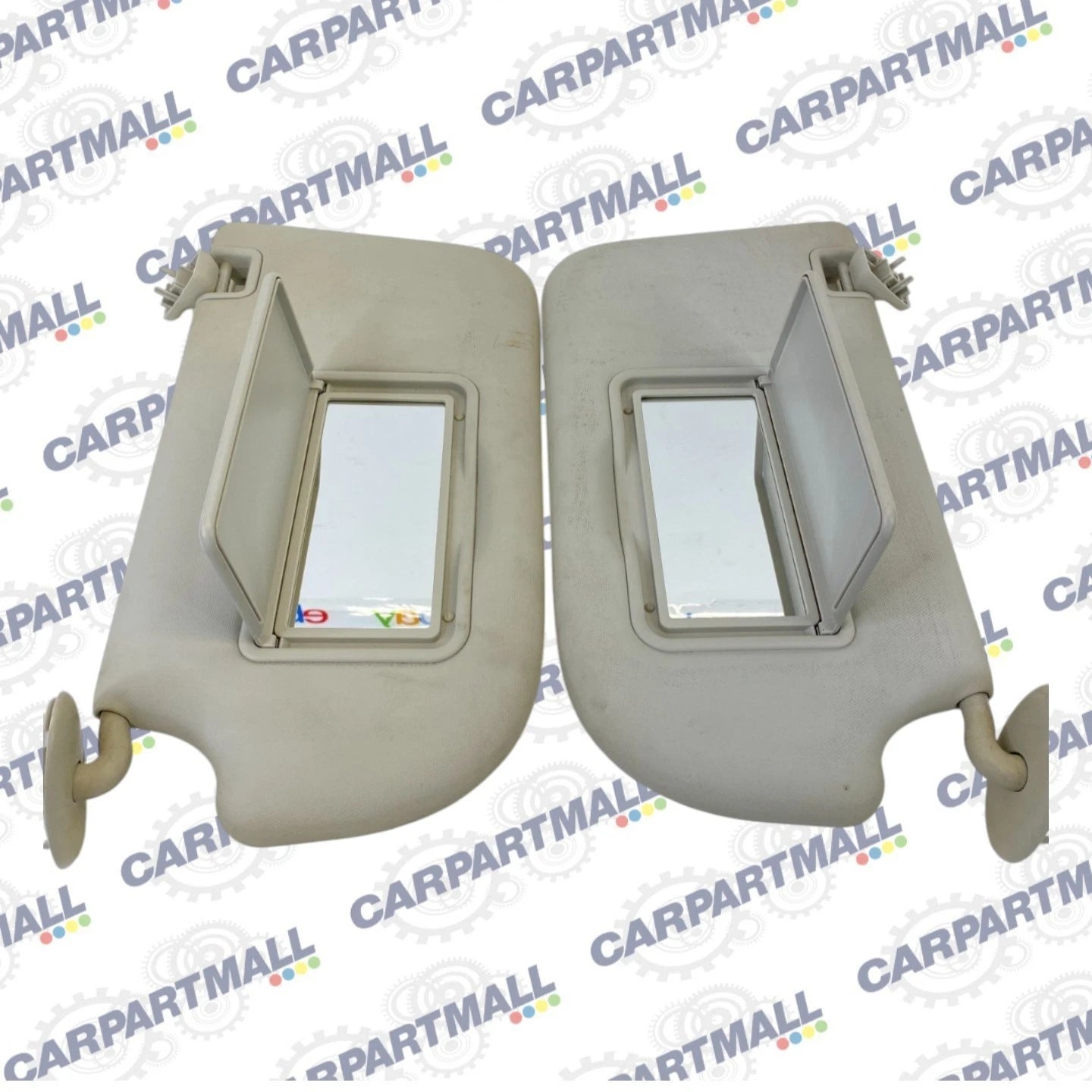 2013-2019 FORD ESCAPE SUN VISOR SET PAIR LEFT RIGHT LIGHTED MIRROR OEM