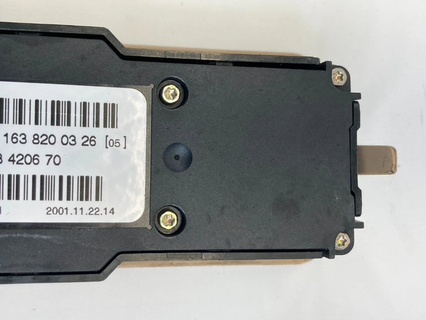 2002 2003 MERCEDES-BENZ ML 320 REAR WINDOW SWITCH W/ CLIMATE CONTROL A1638200326