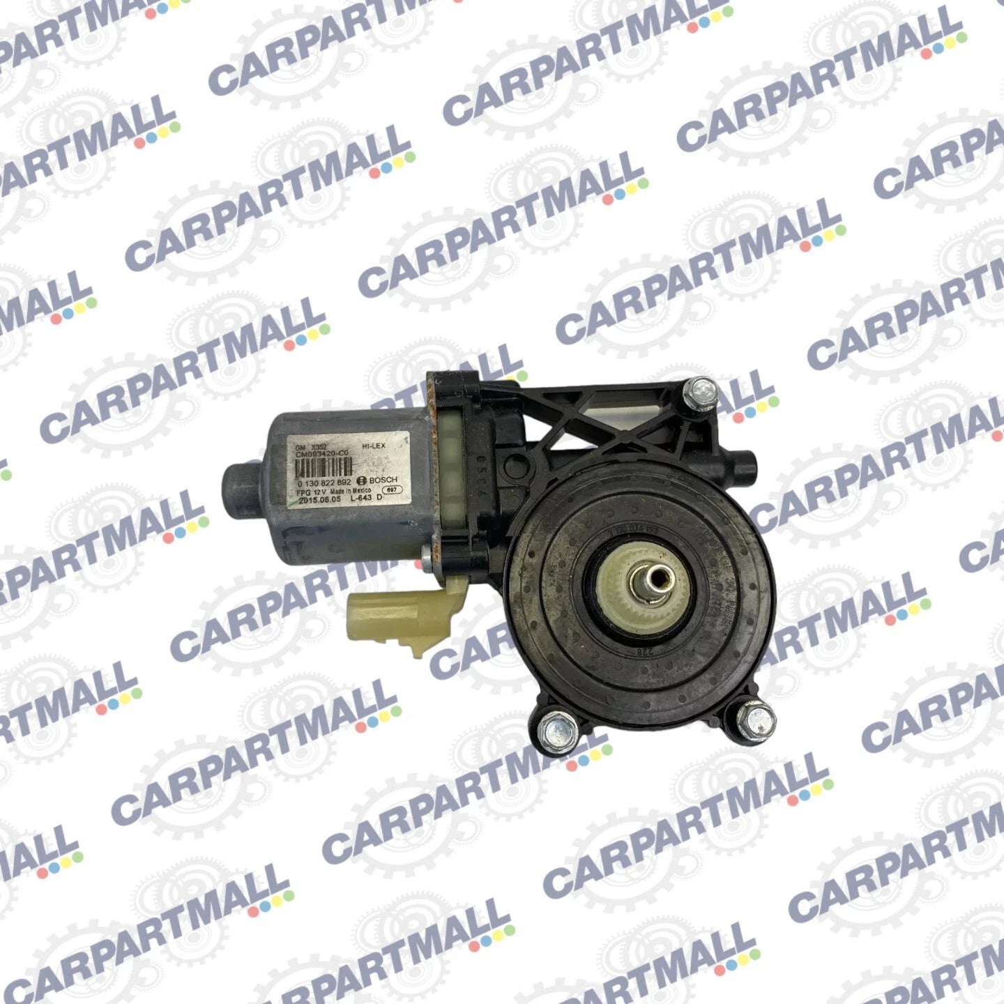 2014-2020 CHEVROLET IMPALA REAR RIGHT PASSENGER SIDE DOOR WINDOW MOTOR CM093420