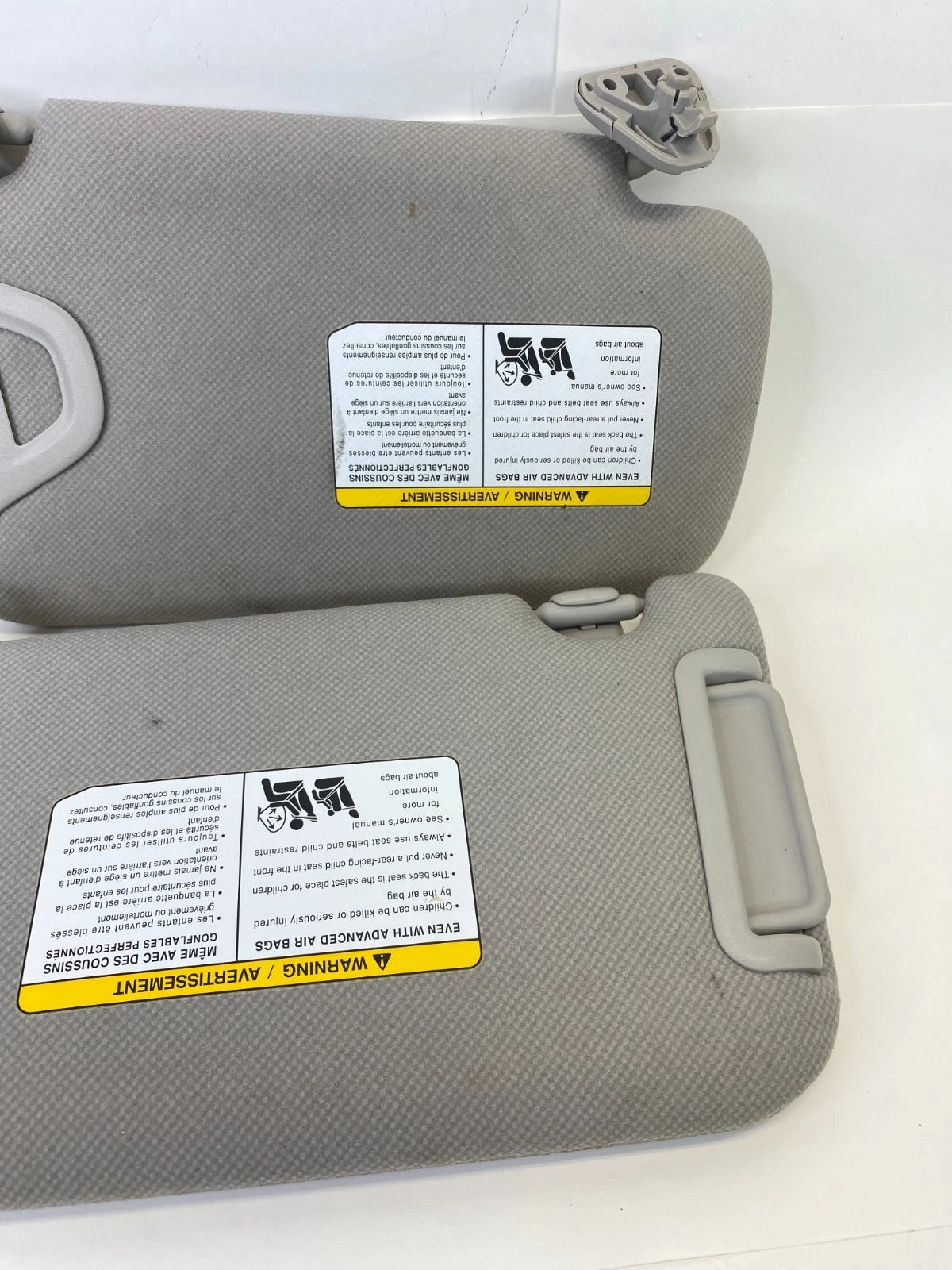 2013-2019 NISSAN SENTRA SUNVISOR SET 2 LEFT DRIVER RIGHT PASSENGER OEM FACTORY