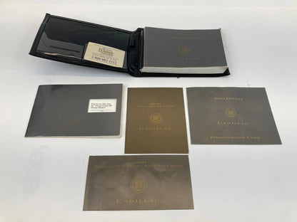 2000 00 CADILLAC DEVILLE OWNERS MANUAL GUIDE INFOMATION BOOK W/ CASE OEM