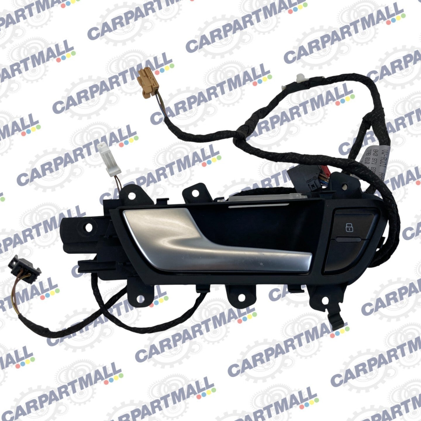 2009-2016 Audi A4 Quattro Rear Left Side Interior Door Handle w Lock Switch OEM