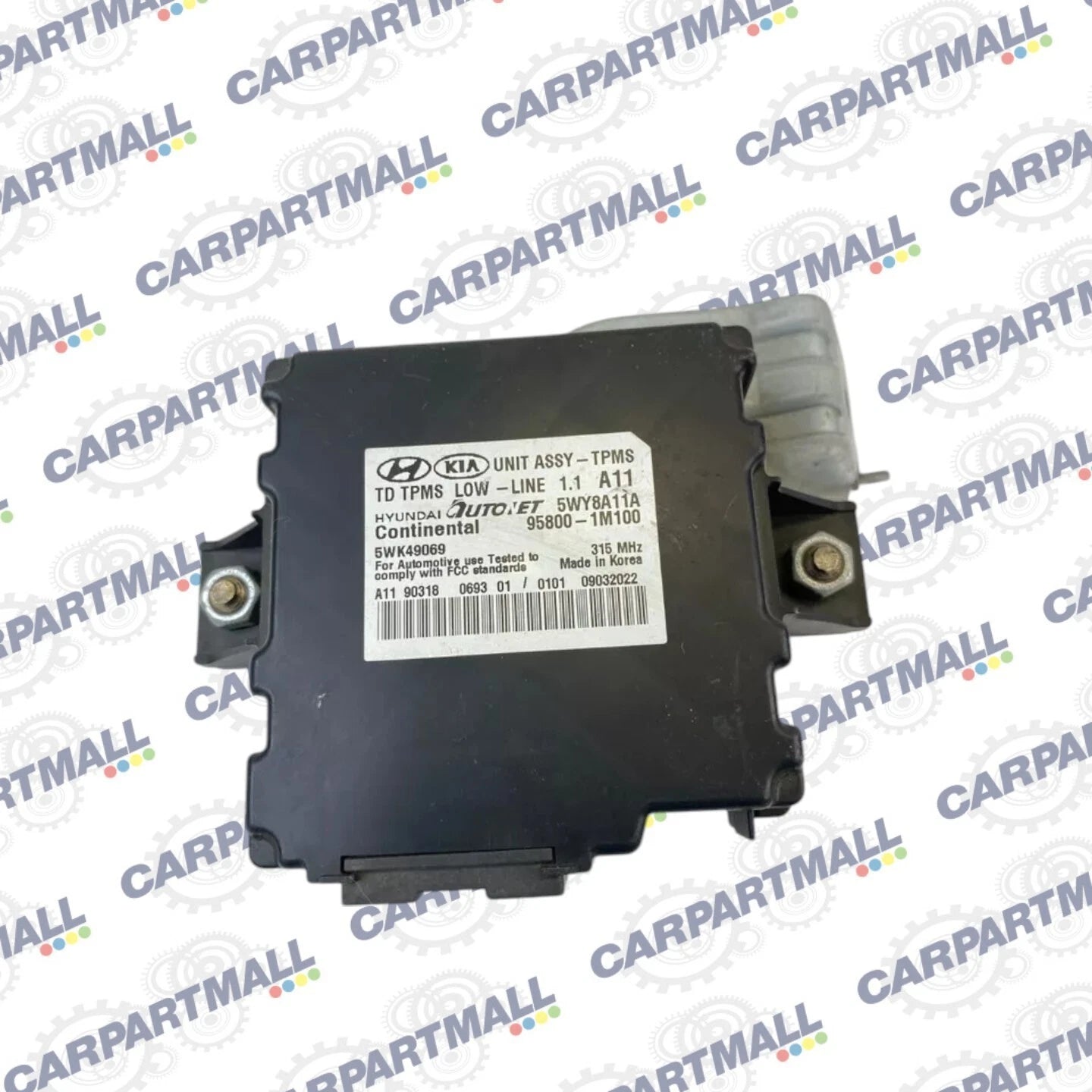 2010-2013 KIA FORTE TIRE PRESSURE MONITOR CONTROL MODULE UNIT COMPUTER TPMS OEM