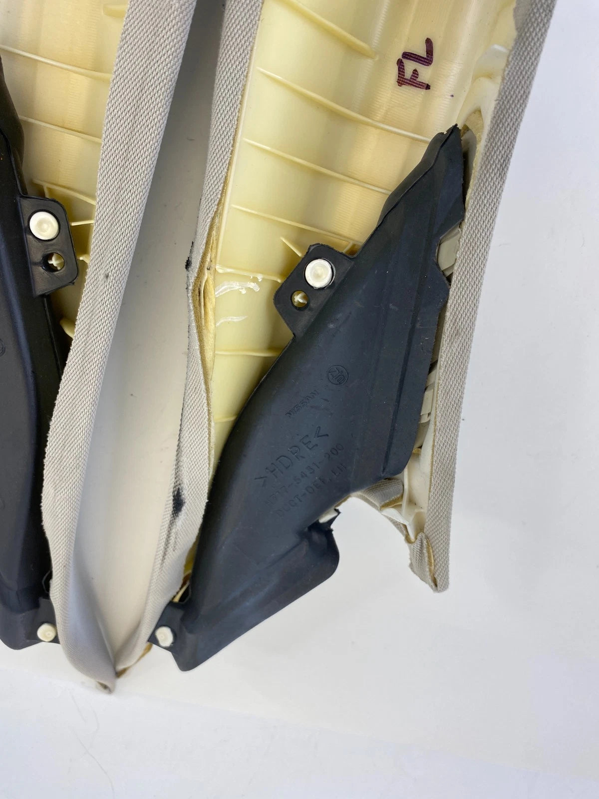 09-11 Infiniti G37 Sedan Front Left Right Windshield A Pillar Trim Cover Set OEM