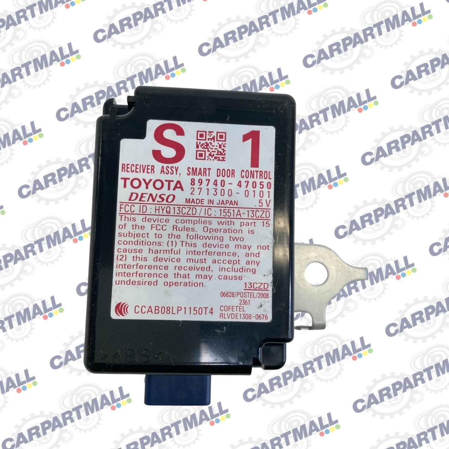 2010-2015 Toyota Prius Smart Door Control Receiver Module Computer 89740-47050