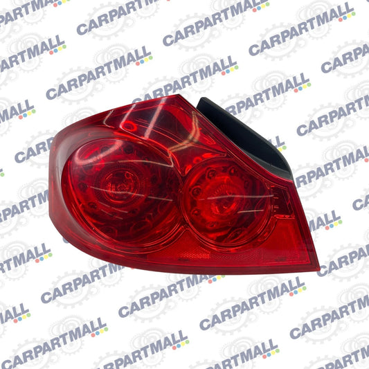 2009-2013 Infiniti G37 Sedan Rear Left Side Tail Light Taillight Outer Lamp OEM