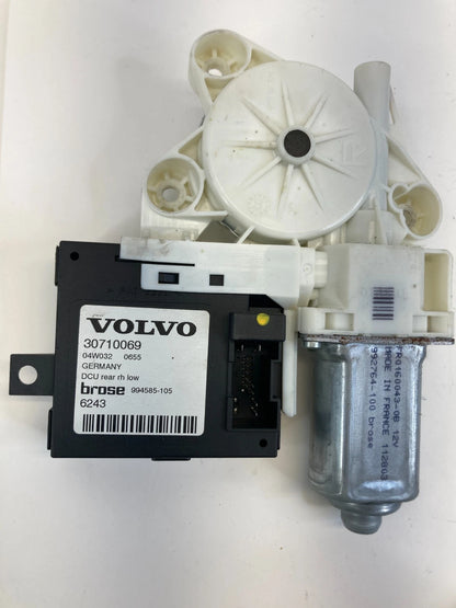 04-06 VOLVO S40 V50 REAR RIGHT PASSENGER SIDE DOOR WINDOW MOTOR MODULE 30710069