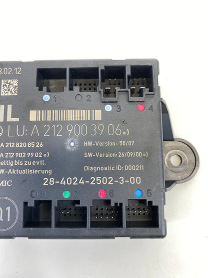 2006-2016 MERCEDES E350 REAR LEFT DOOR CONTROL MODULE UNIT A2129003906 OEM