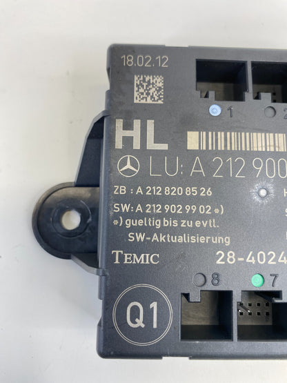 2006-2016 Mercedes-Benz E350 Rear Left Side Door Control Module A2129003906