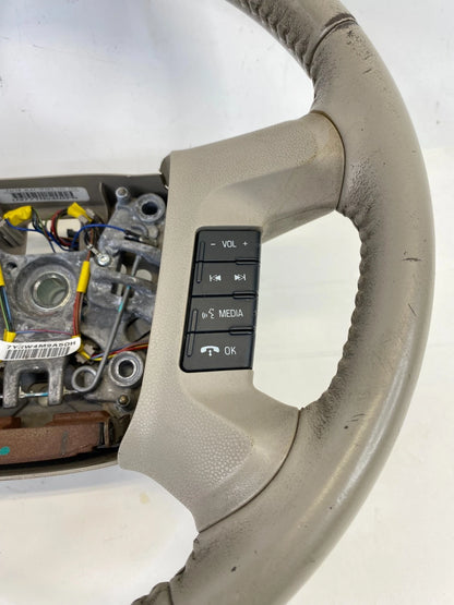 2009-2012 FORD ESCAPE STEERING WHEEL W/ PHONE AUDIO & CRUISE CONTROL SWITCH OEM