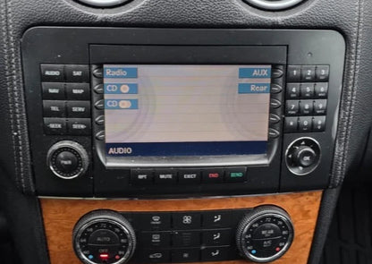 2007 2008 MERCEDES-BENZ GL450 06-08 ML500 AM/FM RADIO CD DISC NAVIGATOR SCREEN