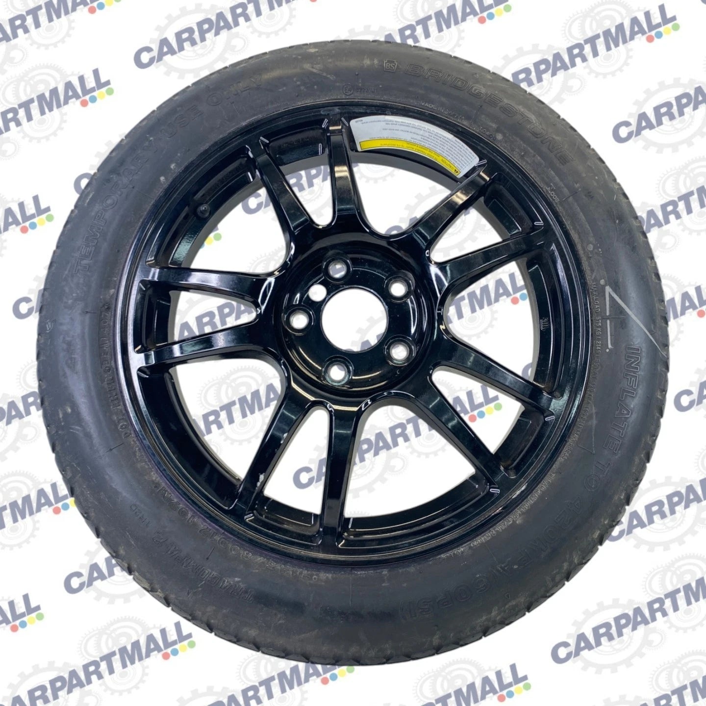 2007 2008 INFINITI G35 EMERGENCY SPARE TIRE WHEEL COMPACT DONUT T145/80D17 107M