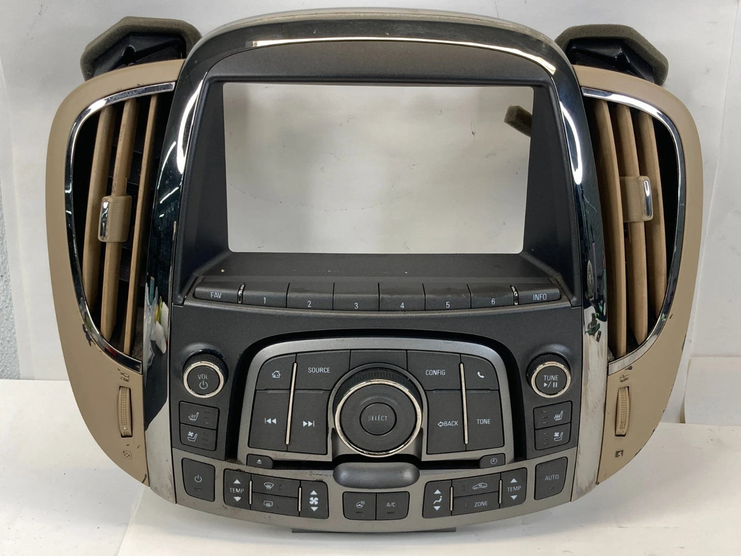 2013 13 BUICK LACROSSE RADIO & CLIMATE CONTROL FACEPLATE PANEL 22798935 OEM