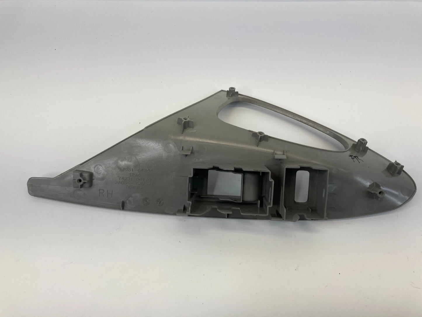 10 11 TOYOTA CAMRY FRONT RIGHT SIDE DOOR WINDOW SWITCH BEZEL TRIM 74231-06300