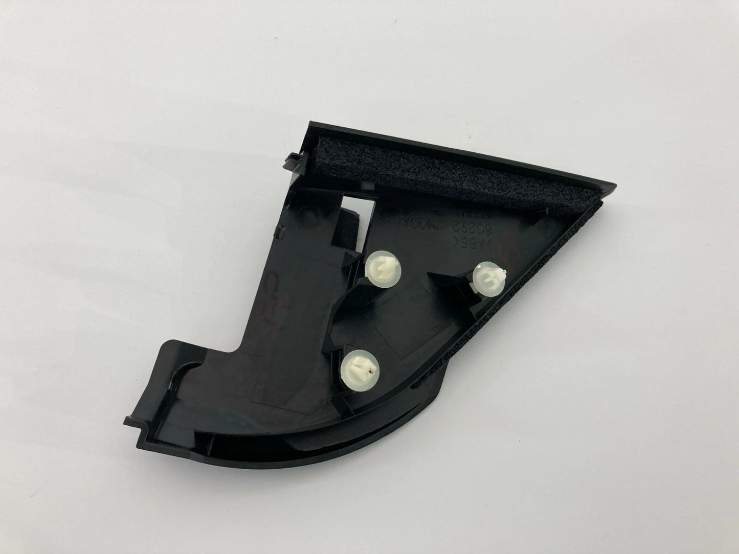 08-13 NISSAN ROGUE FRONT RIGHT INNER DOOR MIRROR COVER BEZEL TRIM 80292-JM00A