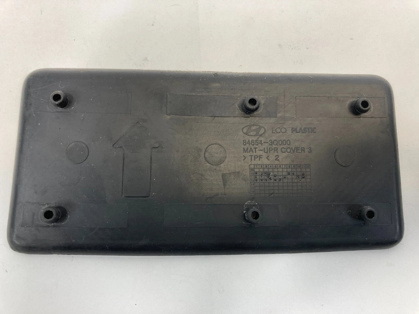 2011-2014 HYUNDAI SONATA CENTER CONSOLE TRAY INSERT RUBBER MAT LINER 84654-3Q000