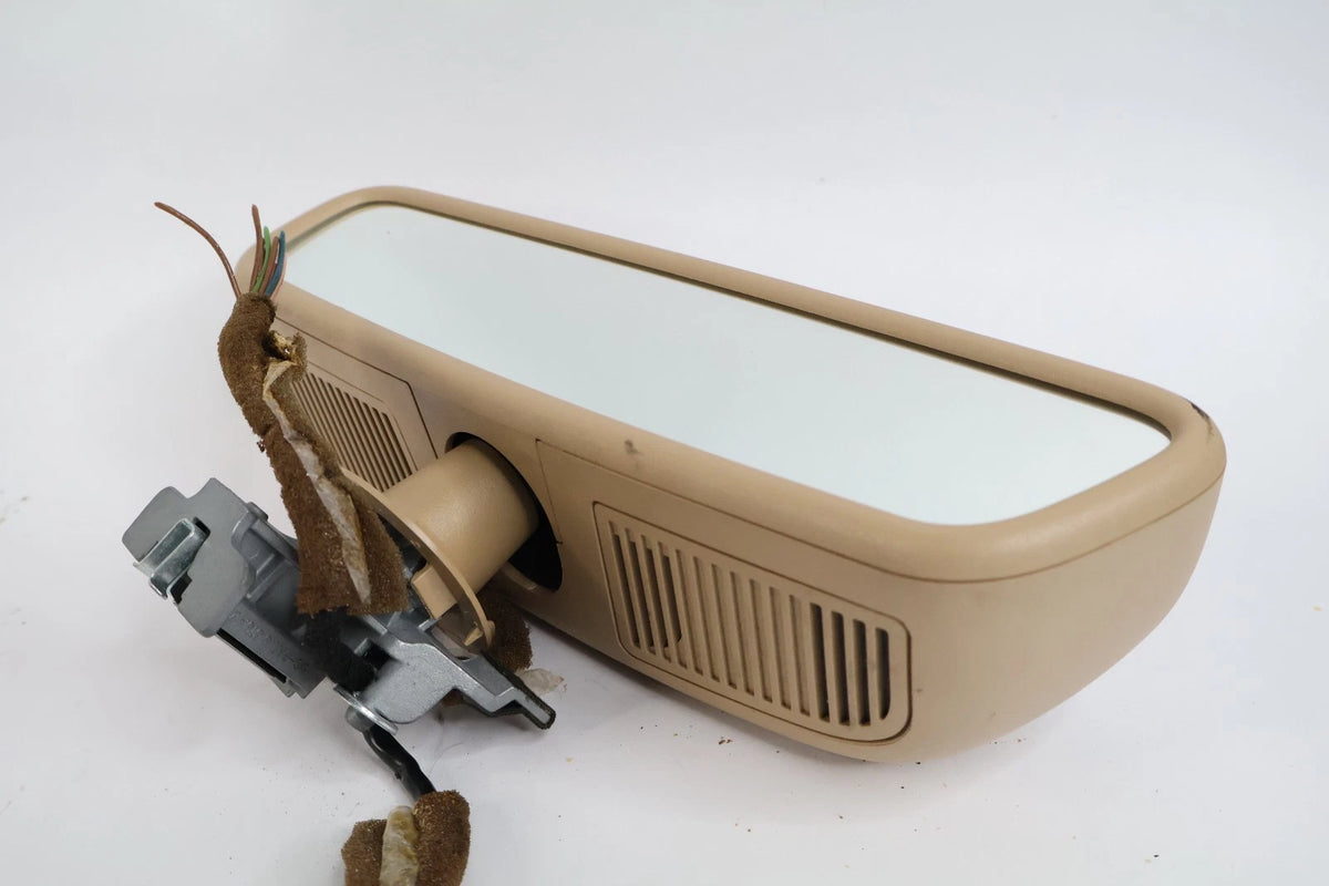 2006-2012 MERCEDES W251 R350 R500 INSIDE REAR VIEW MIRROR AUTO DIM BEIGE OEM