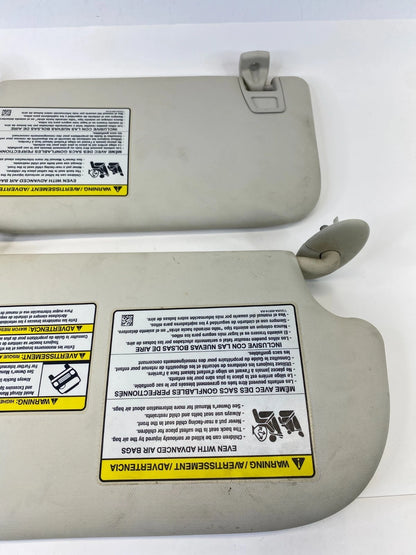 2013-2019 FORD ESCAPE FRONT LEFT & RIGHT SUNVISOR SUN VISOR PAIR W/ MIRROR OEM