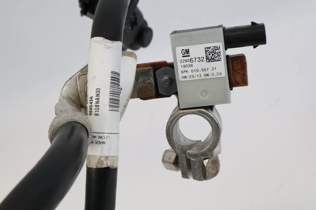 16-18 CHEVY CRUZE 1.4L NEGATIVE BATTERY WIRE CABLE W CURRENT SENSOR 22926732 OEM