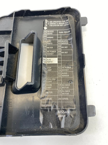2007-2012 NISSAN ALTIMA INNER DASH FUSE RELAY BOX COVER TRIM LID 68964-JA000 OEM