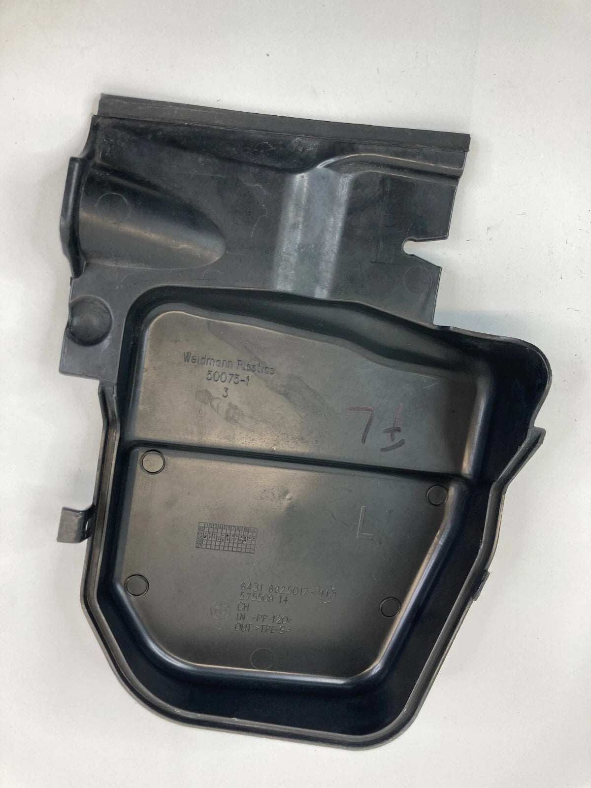 2006 BMW 330I SEDAN LEFT SIDE COWL CABIN AIR DUCT HOUSING COVER 64316925017 OEM