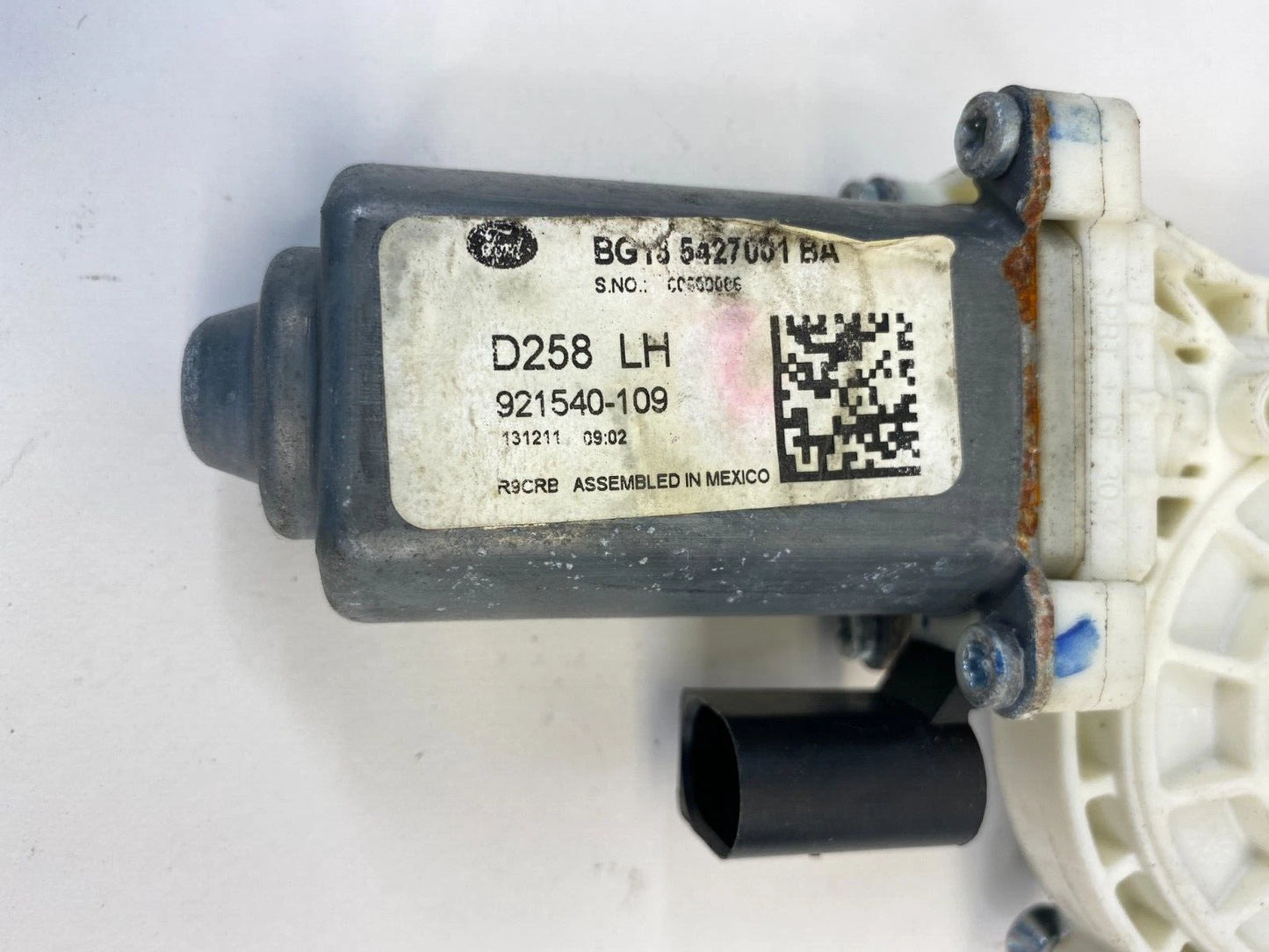 10-19 FORD TAURUS REAR LEFT BACK SIDE DOOR POWER WINDOW MOTOR 921482-101 OEM
