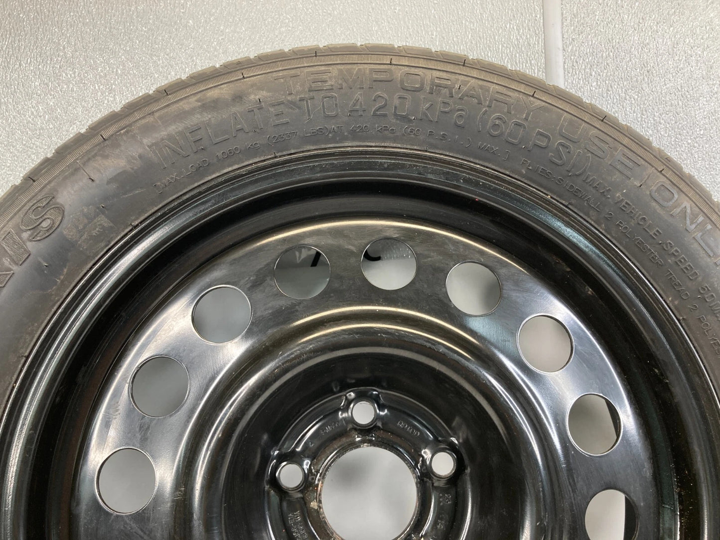 2014-2019 FORD ESCAPE SPARE TIRE WHEEL RIM COMPACT DONUT T155/70/R17 110M