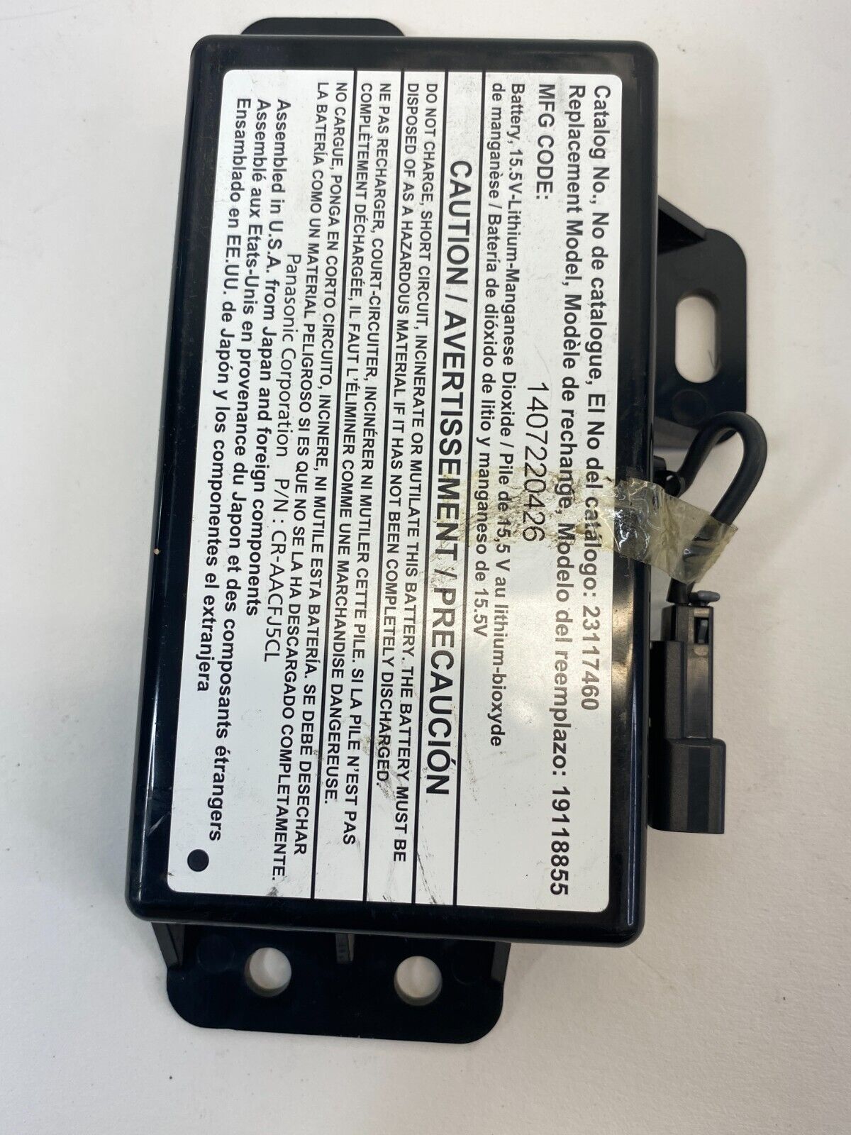 2015 Chevrolet Sonic Backup Battery Control Module BCU BCM Unit 23117460 OEM