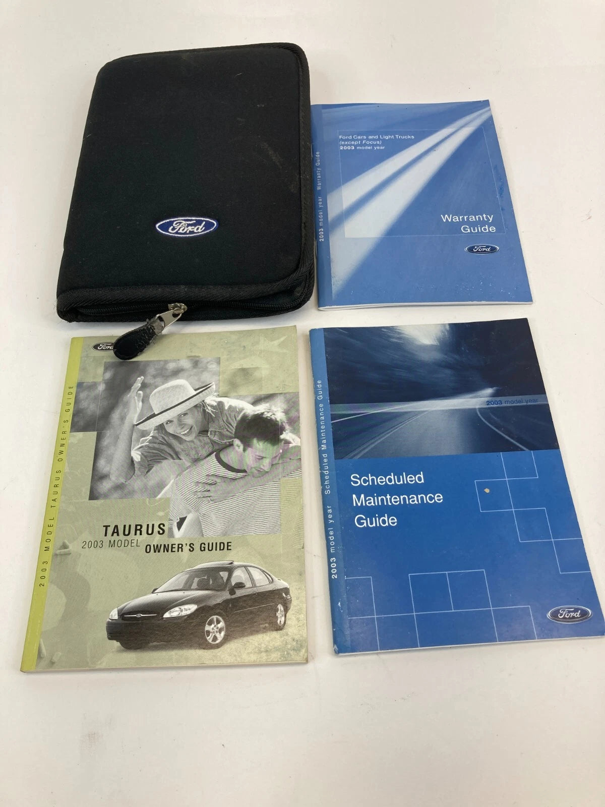 2003 FORD TAURUS OWNERS MANUAL WARRANTY GUIDE INFORMATION W/ CASE OEM
