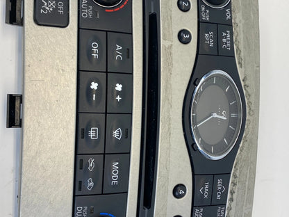 2007 2008 INFINITI G35 SEDAN RADIO AC CLIMATE CONTROL PANEL BEZEL 25391JK60B OEM