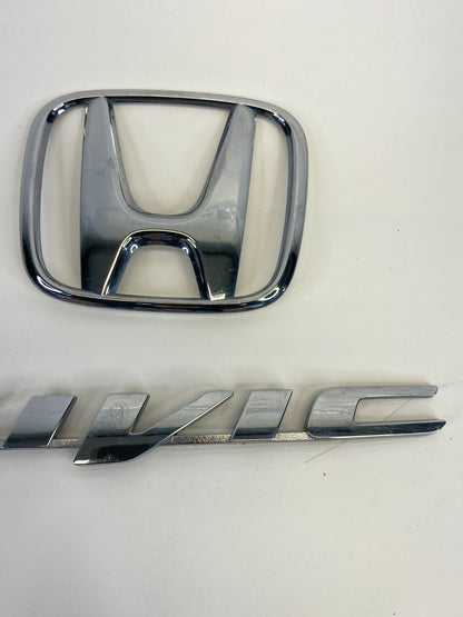 2013-2015 Honda Civic Rear Trunk Lid Emblem Logo Badge Chrome 75701-TR6-0030 OEM