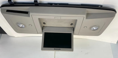 09-17 CHEVY TRAVERSE ROOF OVERHEAD DVD SCREEN MONITOR W DOME LIGHTS 22821789 OEM