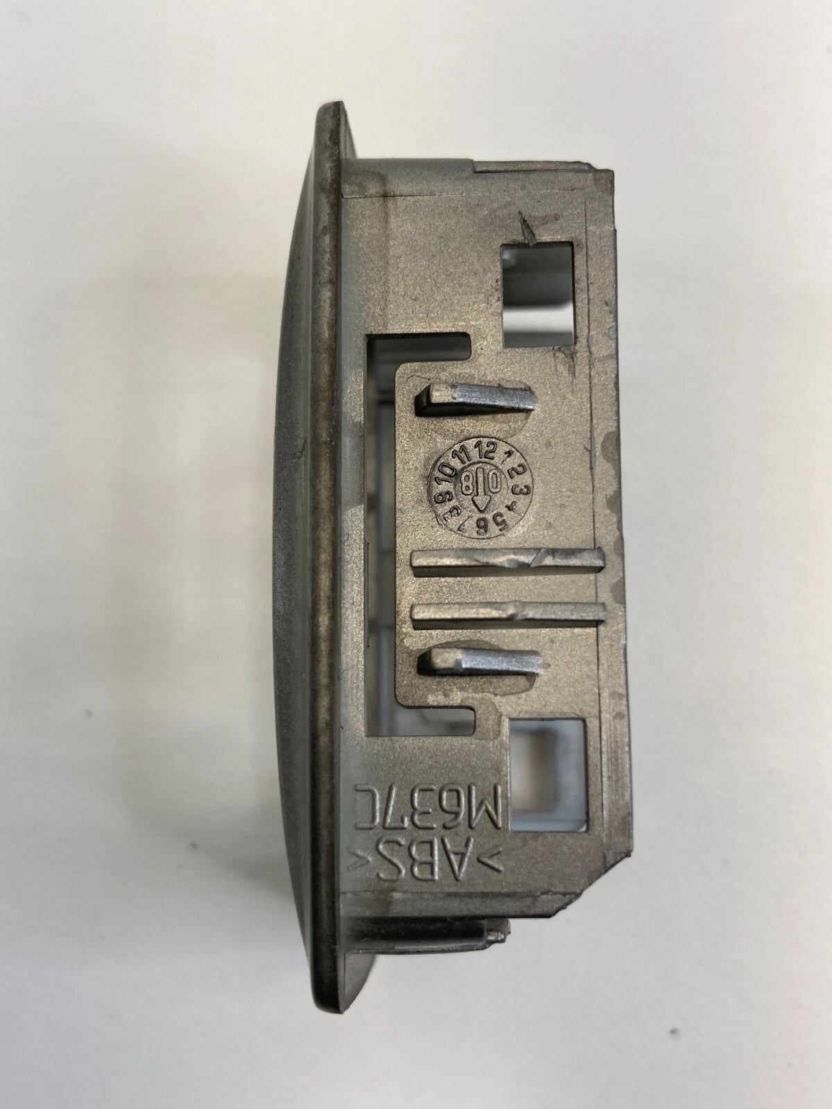 2009-2011 JAGUAR XF FRONT SEAT MEMORY CONTROL SWITCH BEZEL COVER SILVER OEM