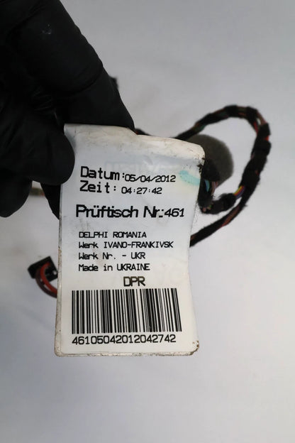 2011-2014 VOLKSWAGEN TOUAREG FRONT RH PASSENGER DOOR WIRE HARNESS 7P6971162D OEM