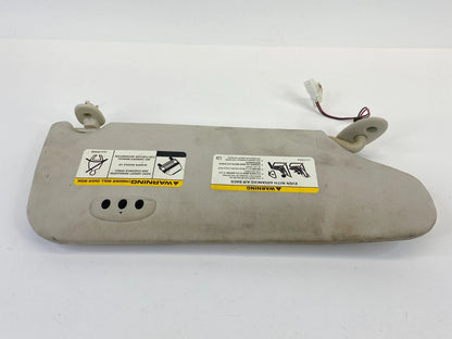 07-11 DODGE NITRO ROOF LEFT DRIVER SIDE SUN VISOR SHADE W/ LIGHT HOMELINK OEM