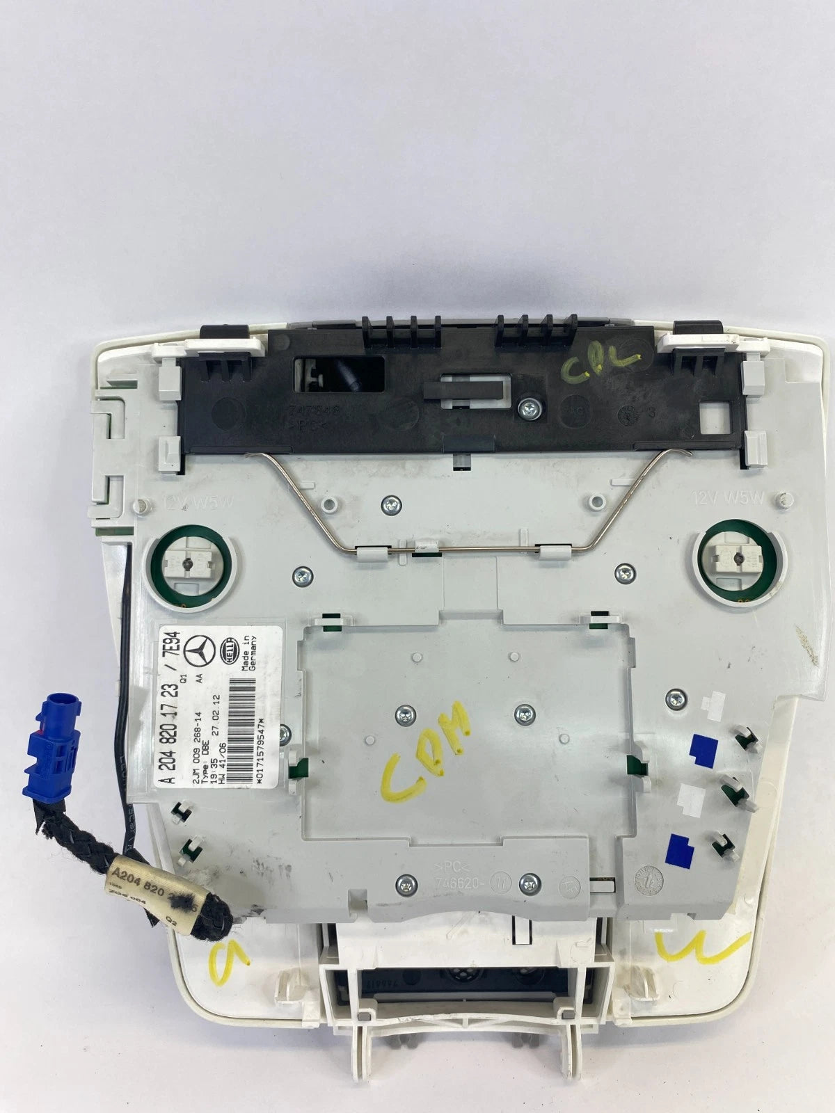 2010-2015 MERCEDES-BENZ GLK350 ROOF OVERHEAD CONSOLE DOME MAP LIGHT LAMP OEM