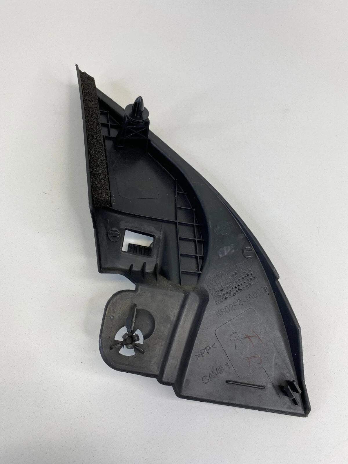 07-12 NISSAN ALTIMA SEDAN FRONT RIGHT INNER DOOR CORNER MIRROR COVER 80292-JA000