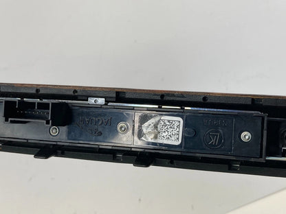 09-11 JAGUAR XF DASH HAZARD LIGHT LOCK CONTROL SWITCH W/ WOOD BEZEL BX23045K16AB