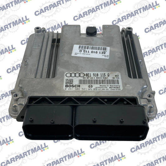 07 08 AUDI A4 QUATTRO 2.0L L4 AT ECU ENGINE CONTROL MODULE COMPUTER 8E1910115G