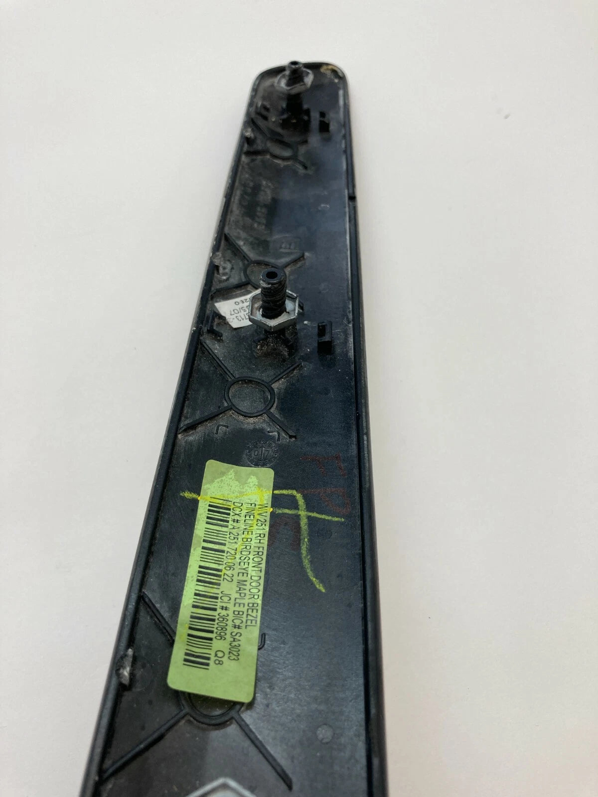06-10 MERCEDES-BENZ R350 07-09 R320 FRONT RIGHT SIDE DOOR TRIM MOLDING PANEL OEM