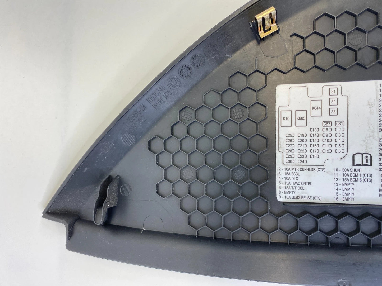 2014 2015 CADILLAC ATS DASH LEFT SIDE END CAP TRIM COVER PANEL 23175589 OEM