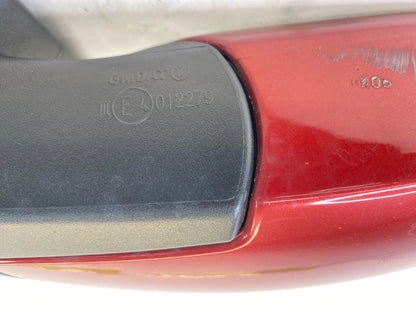 2007-2011 CHEVROLET AVEO5 RIGHT SIDE VIEW POWER DOOR MIRROR RED E4012279 OEM