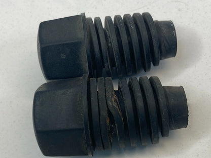 2006-2011 CADILLAC DTS FRONT HOOD RUBBER CUSHION BUFFER STOPPER BUMPER PAIR