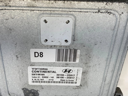 2015 Hyundai Sonata Hybrid 2.4L Engine Computer ECU Control Module 39105-2G916